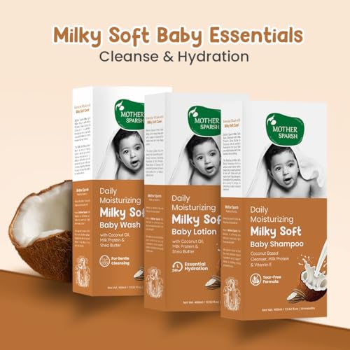 Gentle Baby Lotion with Milk and Shea Butter - 400ml by Mother Sparsh