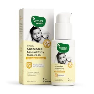 Gentle Mother Sparsh Baby Sunscreen SPF 50, 50g - Fragrance-Free