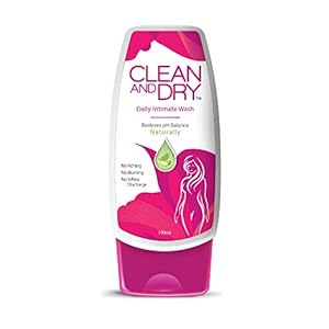 CLEAN-DRY-Daily-intimate-wash-Hygiene-Wash-for-Women-Vaginal-Wash-Smooths-Skin-Anti-Bacterial-and-prevents-infections-Restores-pH-Balanace-No-itching-Burning-white-Discharge-190ml