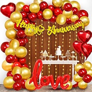 Party-Propz-Romantic-Anniversary-Decoration-Items-Kit-62Pcs-Wedding-Anniversary-Decoration-Items-Golden-Happy-Anniversary-Banner-Valentine-Decoration-Items-Happy-Anniversary-Balloons-Cardstock