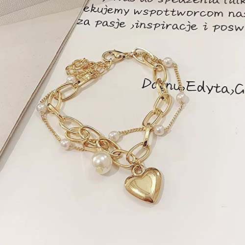 Gold Plated Charm Bracelet for Women and Girls by Shining Diva