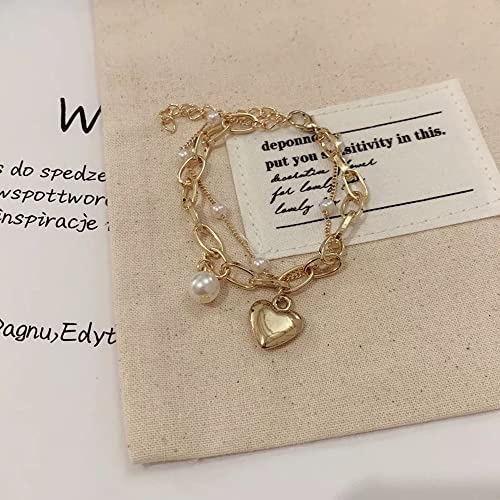 Gold Plated Charm Bracelet for Women and Girls by Shining Diva