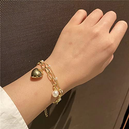 Gold Plated Charm Bracelet for Women and Girls by Shining Diva