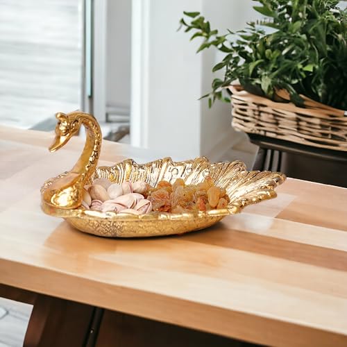 Gold Prince Metal Tray Bowl - 1L Capacity - Elegant Design