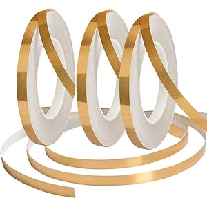 D-fix-Home-Tile-Decoration-Mildewproof-Gap-sealing-tape-50-Meters-in-Length-1Cm-Width-3-Roll-Per-Pack-Suitable-for-Home-Floor-tiles-tape-for-wall-decor-Kitchen-Self-Adhesive-Tape-Gold