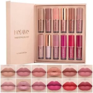 Handaiyan 12-Piece Matte Mini Liquid Lipsticks Set by Swizhuda