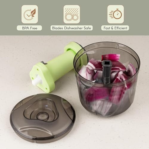 Jaan Essentials Manual Veg Chopper - 1000ML Capacity