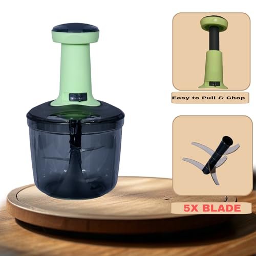 Jaan Essentials Manual Veg Chopper - 1000ML Capacity