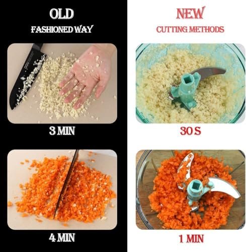 Jaan Essentials Manual Veg Chopper - 1000ML Capacity