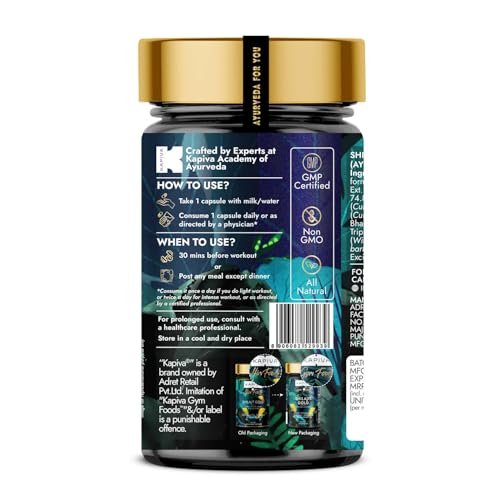 Kapiva Shilajit Gold Capsules for Energy and Stamina
