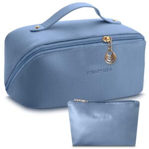 Large Waterproof Makeup Organizer Bag for Women by STRAPVILLA