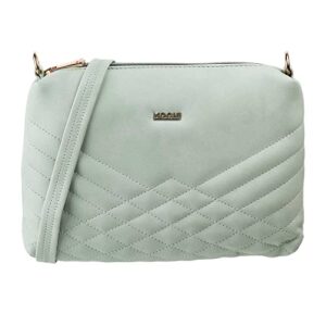 Light Green Zip Sling Bag for Women - Mochi Fashion (66-7549)