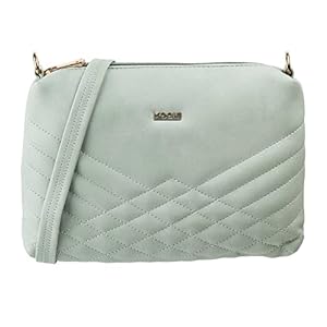 Mochi-Women-Lightgreen-Zip-Top-Sling-Bag-66-7549