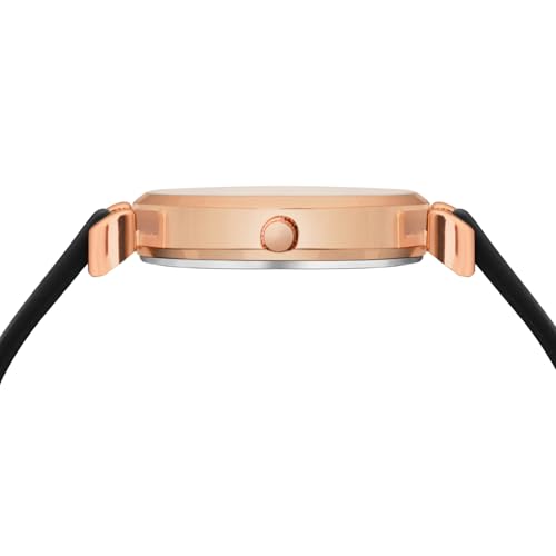 Louis Devin Women's Analog Watch with Silicone Strap