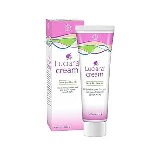 Luciara-Cream-Anti-stretch-marks-cream-Reduce-stretchmarks-Safe-for-pregnancy-Weight-Gain-Weight-Loss-All-skin-types-Paraben-free-Non-fragrant-Non-colourant-50g-x-Pack-of-1