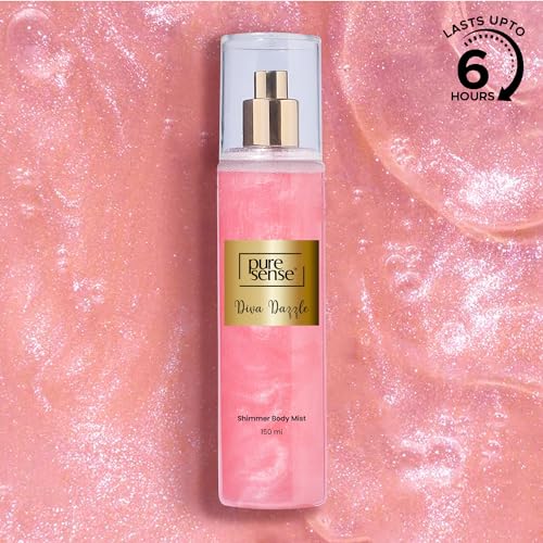 Luxurious Pink Shimmer Body Mist Spray - Long Lasting Fragrance - 150ml