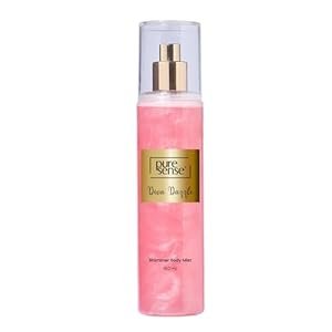 PureSense-Diva-Dazzle-Pink-Shimmer-Body-Mist-Spray-for-Women-Long-Lasting-Luxury-Refreshing-Fragrance-Travel-Friendly-150ml