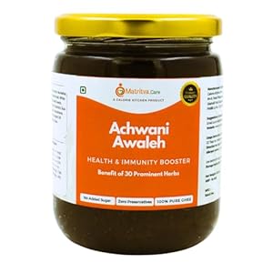 Matritva-Care-Achwani-Awaleh-Postpartum-food-for-new-mothers-Immunity-and-stamina-booster-for-all-adults-Healthy-food-with-30-Herbs-in-Pure-Ghee-High-energy-No-added-sugar-No-preservatives-Made-on-ord