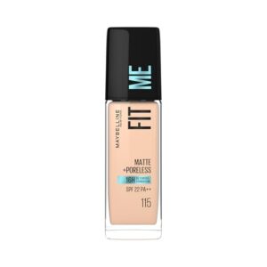 Matte + Poreless Foundation SPF Ivory - Maybelline Fit Me