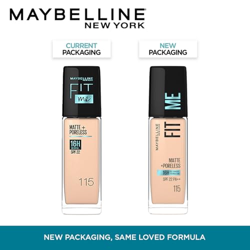 Matte + Poreless Foundation SPF Ivory - Maybelline Fit Me