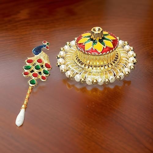 Meenakari Sindoor Dani & Kumkum Box for Wedding – RIDIT Brand