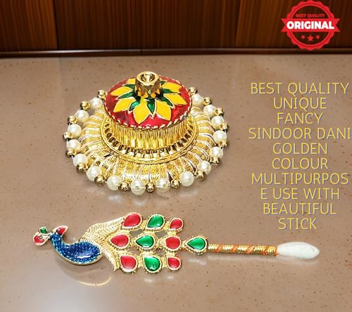 Meenakari Sindoor Dani & Kumkum Box for Wedding – RIDIT Brand