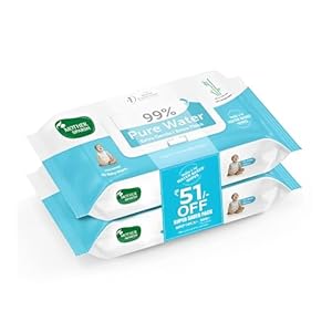 Mother-Sparsh-99-Pure-Water-Baby-Wipes-40X2-Super-Saver-Travel-Friendly-Combo-Pack-Wipes-Made-with-Plant-Based-Fabric