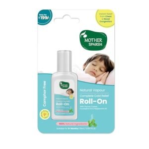 Mother Sparsh Baby Cold Relief Roll-On with Natural Oils - 15ml