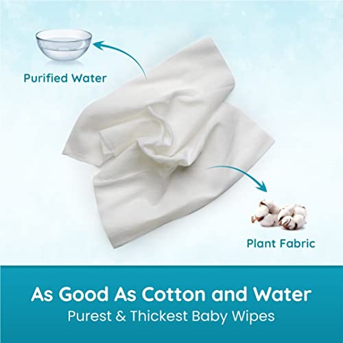 Mother Sparsh Baby Wipes - 99% Pure Water, 216 Wipes