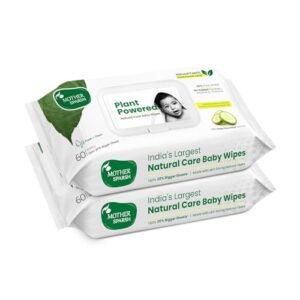 Natural Plant-Based Mother Sparsh Baby Wipes - Pack of 120