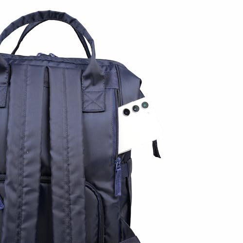 Navy Blue Diaper Bag for Moms by Mychois - Multipurpose