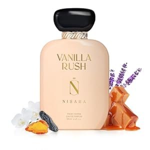 Nisara-Vanilla-Rush-Perfume-For-Women-100-ml-Girl-Long-Lasting-Eau-De-Parfum-Ambery-Vanilla-FragranceWith-Vanilla-Orchid-White-Floral-CaramelAmber-Musk-Wood-Patchouli-EDP-Scent-spray-for-Women-Premium