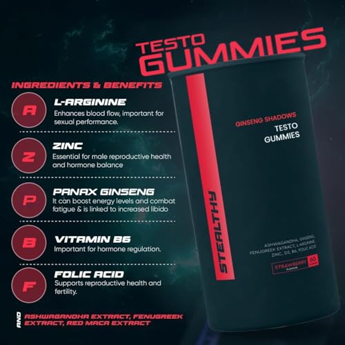 Organic Libido Support Gummies with Maca & Ashwagandha