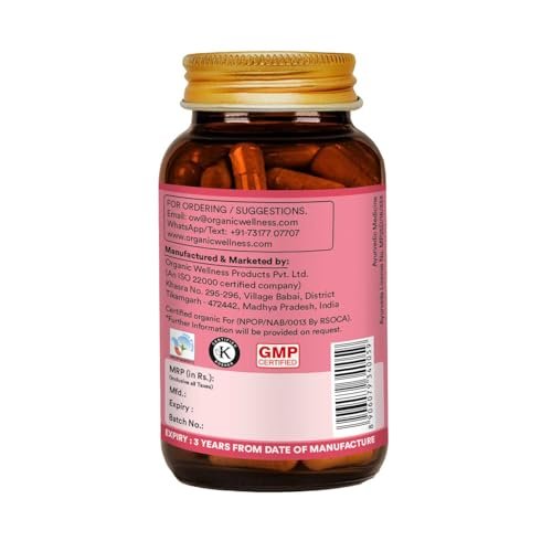 Organic Shatavari Capsules for Women's Health Support