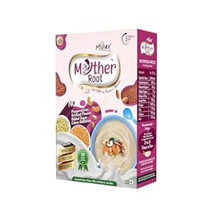 Millex-Mother-Root-Pack-of-1-500-gms-Food-from-6Months-Sprouted-Multi-grain-Millets-Dry-fruits-Spices-Natural-Healthy-Cereals-Mix-DOUBLE-FILTERED-Organic-Porridge