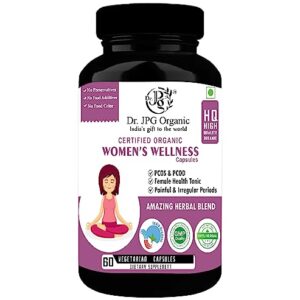 Organic Women's Wellness Capsules 500mg - Dr. JPG - Made in India