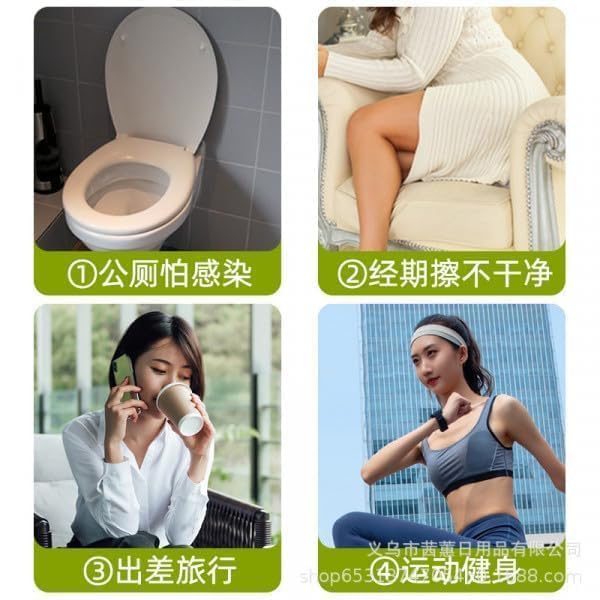 Organic ZUBAT Herbal Sanitary Wipes for Women - Pack of 30