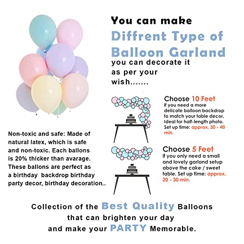 Pastel Baby Shower Decoration Set - Party Propz 47-Piece