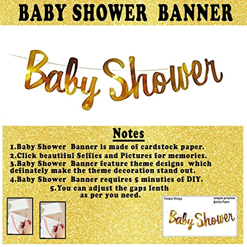 Pastel Baby Shower Decoration Set - Party Propz 47-Piece