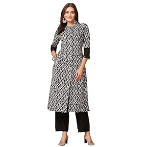 Pistaas-Womens-Cotton-Regular-A-Line-Printed-Cutwork-Sleeve-Kurta-for-Women