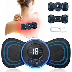 Body-MassagerPortable-Neck-Massager-with-8-Modes-and-19-Strength-Levels-Rechargeable-Pain-Relief-EMS-Body-Massage-Patch-For-ShoulderArmsPain-for-Men-and-Women