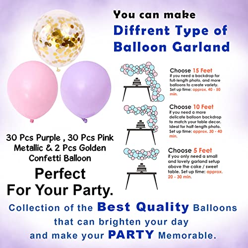 Purple Butterfly Birthday Kit - 80 Pieces for Party Decorations