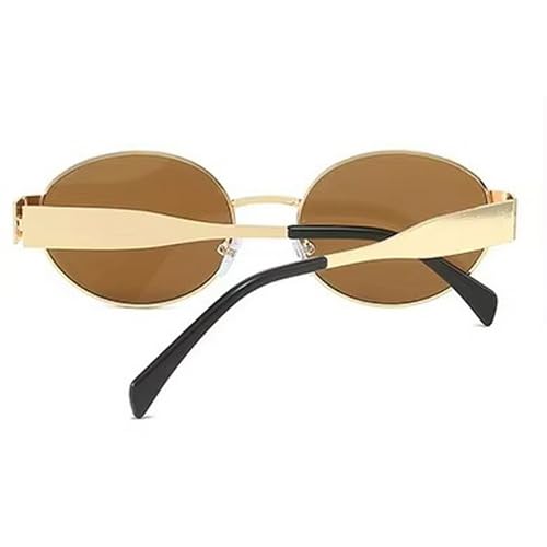 Retro Oval Sunglasses for Women and Men - UV400 Protection