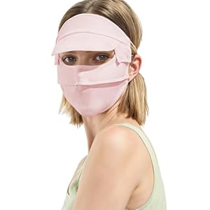 SANNIDHI-Full-Face-Mask-for-Women-Sun-Protection-Face-Cover-Face-Mask-for-Bikers-with-Detachable-Brim-UPF-50-Summer-Cooling-Outdoor-Face-Mask-for-Running-Hiking