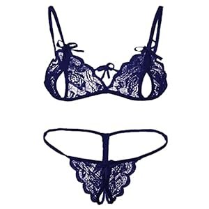 GROFL-Babydoll-Bikini-Set-Non-Padded-Bra-PantyNightwearLingerieNegligee-Hot-Solid-for-Couples-HoneymoonFirst-NightAnniversary-for-WomenLadiesGirls