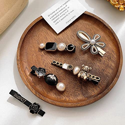 Set of 11 Annacreations Korean Pearl Rhinestone Hair Clips