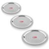 Set of 3 Stainless Steel Kitchen Lids for Various Uses