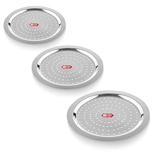 Kitchen-Expert-Steel-Hole-Lid-Set-of-3-Lid-Covers-for-Utensils-Milk-Cover-Plate-Steel-Jali-Plate-Essential-Set-for-Kitchen-Multipurpose