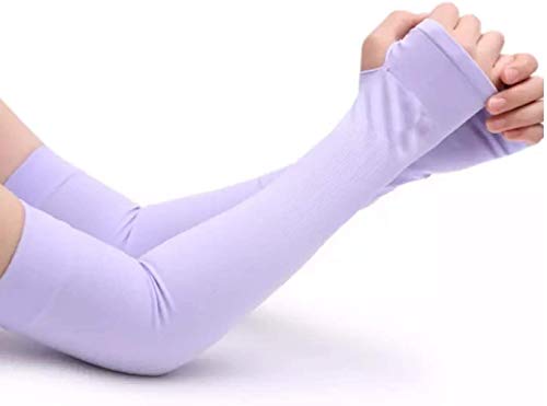 Set of 3 UV Protection Arm Sleeves Gloves for Sun Safety