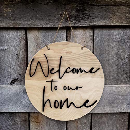 "Shraddha Saburi Welcome Sign for Wall and Door Decoration"